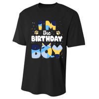 Im The Birthday Boy Dog Family Matching Performance Sprint T-Shirt