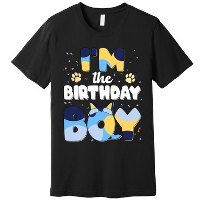 Im The Birthday Boy Dog Family Matching Premium T-Shirt