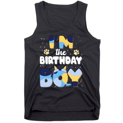 Im The Birthday Boy Dog Family Matching Tank Top