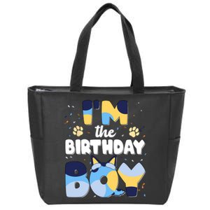 Im The Birthday Boy Dog Family Matching Zip Tote Bag