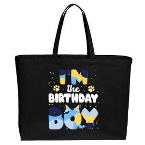 Im The Birthday Boy Dog Family Matching Cotton Canvas Jumbo Tote