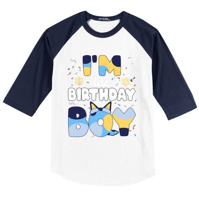 Im The Birthday Boy Dog Family Matching Baseball Sleeve Shirt