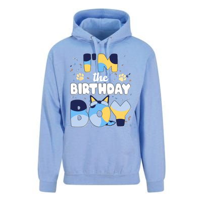 Im The Birthday Boy Dog Family Matching Unisex Surf Hoodie