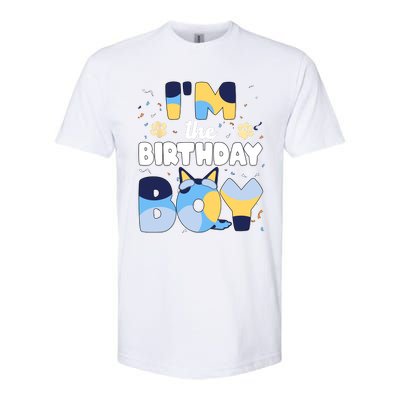 Im The Birthday Boy Dog Family Matching Softstyle CVC T-Shirt