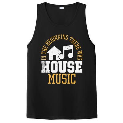 In The Beginning There Was House House Music EDM DJ PosiCharge Competitor Tank