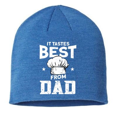 It Tastes Best From Dad Cook Cooking Funny Chef Gift Sustainable Beanie