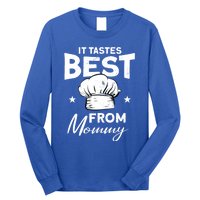 It Tastes Best From Mommy Cook Cooking Funny Chef Gift Long Sleeve Shirt