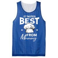 It Tastes Best From Mommy Cook Cooking Funny Chef Gift Mesh Reversible Basketball Jersey Tank