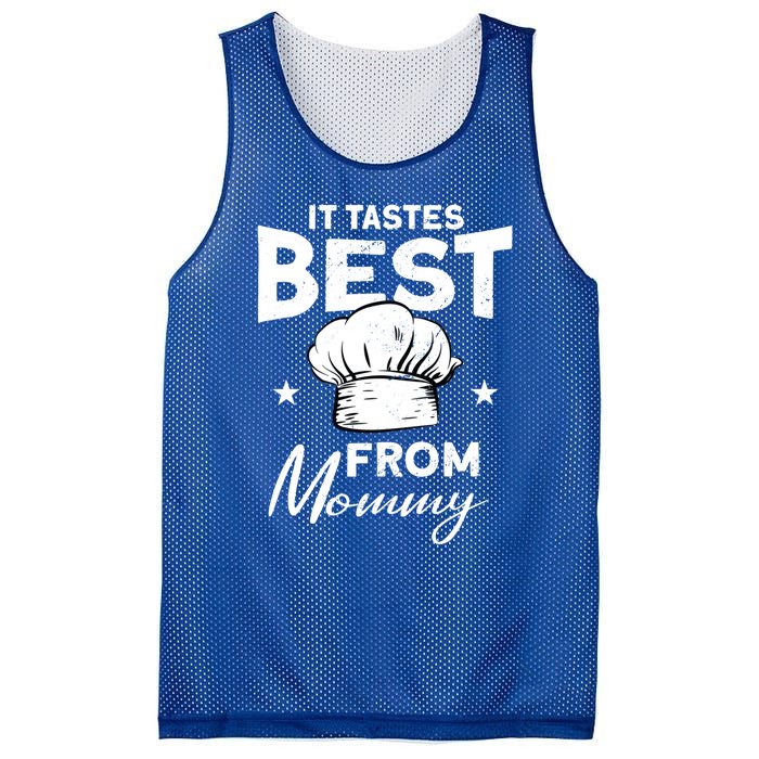 It Tastes Best From Mommy Cook Cooking Funny Chef Gift Mesh Reversible Basketball Jersey Tank