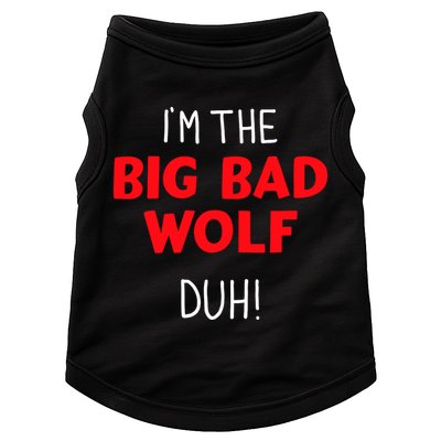 IM The Bad Wolf Duh Costume For Diy Halloween Party Doggie Tank
