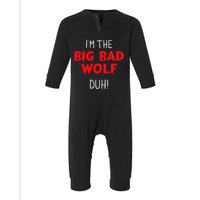 IM The Bad Wolf Duh Costume For Diy Halloween Party Infant Fleece One Piece