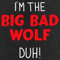 IM The Bad Wolf Duh Costume For Diy Halloween Party Adult Drive Performance Visor