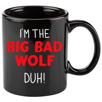 IM The Bad Wolf Duh Costume For Diy Halloween Party 11oz C Handle Ceramic Mug
