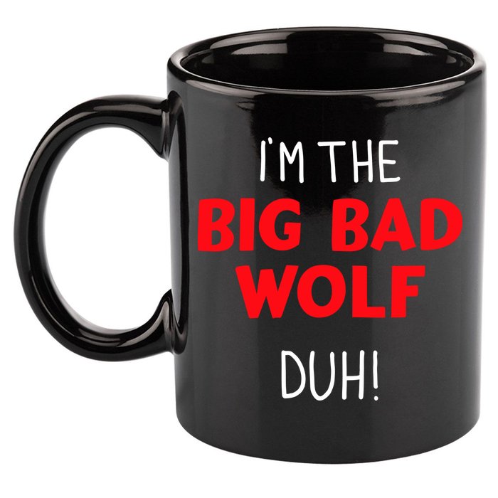 IM The Bad Wolf Duh Costume For Diy Halloween Party 11oz C Handle Ceramic Mug