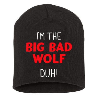 IM The Bad Wolf Duh Costume For Diy Halloween Party Short Acrylic Beanie