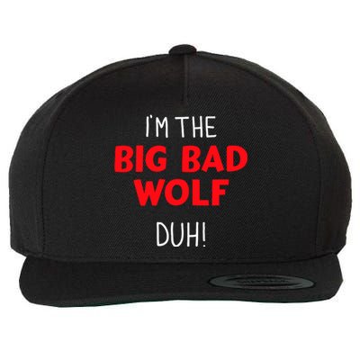 IM The Bad Wolf Duh Costume For Diy Halloween Party Wool Snapback Cap