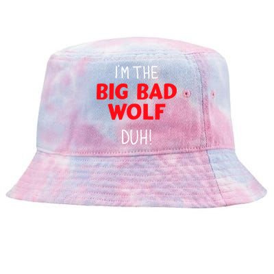 IM The Bad Wolf Duh Costume For Diy Halloween Party Tie-Dyed Bucket Hat