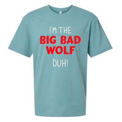 IM The Bad Wolf Duh Costume For Diy Halloween Party Sueded Cloud Jersey T-Shirt