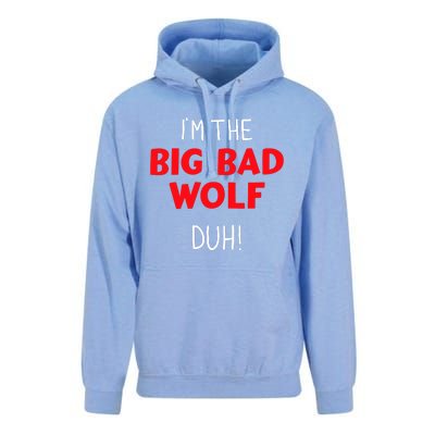 IM The Bad Wolf Duh Costume For Diy Halloween Party Unisex Surf Hoodie