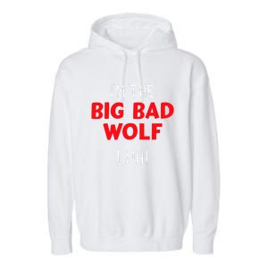 IM The Bad Wolf Duh Costume For Diy Halloween Party Garment-Dyed Fleece Hoodie