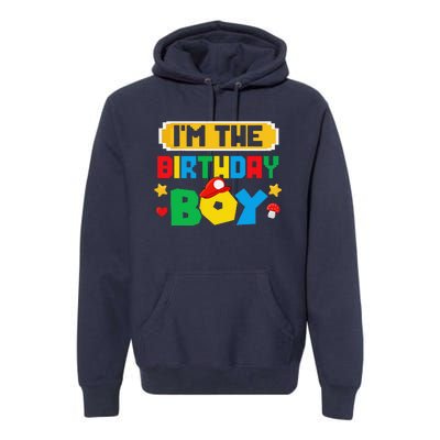 Im The Birthday Boy Game Gaming Family Matching Premium Hoodie