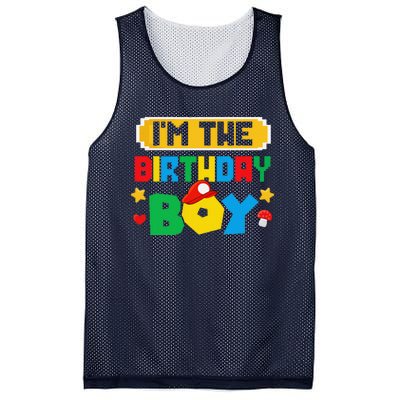 Im The Birthday Boy Game Gaming Family Matching Mesh Reversible Basketball Jersey Tank