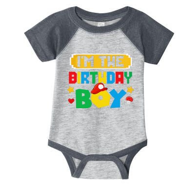 Im The Birthday Boy Game Gaming Family Matching Infant Baby Jersey Bodysuit