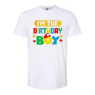 Im The Birthday Boy Game Gaming Family Matching Softstyle CVC T-Shirt