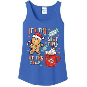 Its The Best Time Of The Year Xmas Gingerbread hot cocoa  Ladies Essential Tank