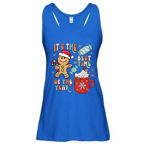 Its The Best Time Of The Year Xmas Gingerbread hot cocoa  Ladies Essential Flowy Tank