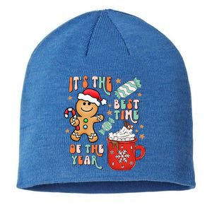 Its The Best Time Of The Year Xmas Gingerbread hot cocoa  Sustainable Beanie