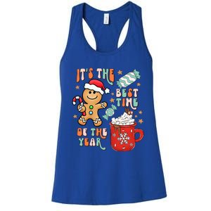 Its The Best Time Of The Year Xmas Gingerbread hot cocoa  Women's Racerback Tank