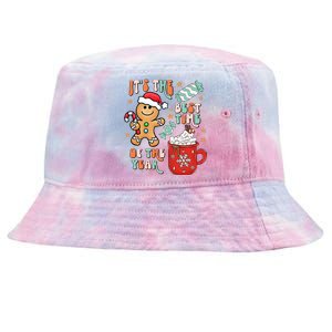 Its The Best Time Of The Year Xmas Gingerbread hot cocoa  Tie-Dyed Bucket Hat