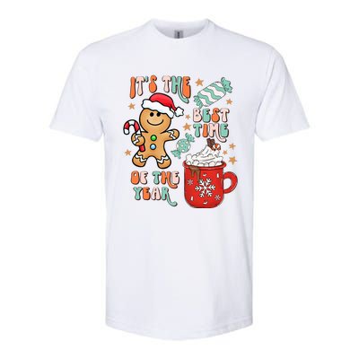 Its The Best Time Of The Year Xmas Gingerbread hot cocoa  Softstyle® CVC T-Shirt