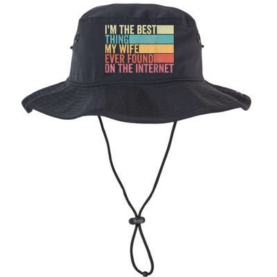 I'm The Best Thing My Wife Ever Found On The Internet Bucket Hat