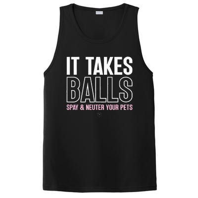 It Takes Balls Spay And Neuter Your Pets Saying Design PosiCharge Competitor Tank