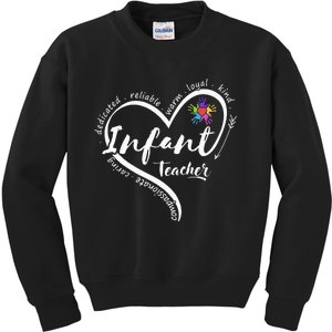 Infant Teacher Back to School Infant Daycare Teacher Kids Sweatshirt