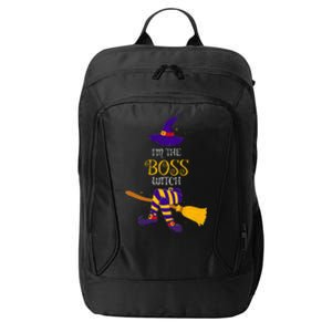 I’M The Boss Witch Family Matching Costume Halloween City Backpack