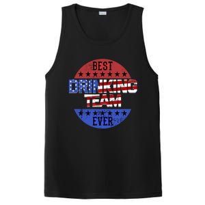 Ing Team Beer Pong Independence Day Patriotic Usa Flag Funny Gift PosiCharge Competitor Tank