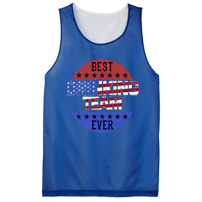 Ing Team Beer Pong Independence Day Patriotic Usa Flag Funny Gift Mesh Reversible Basketball Jersey Tank