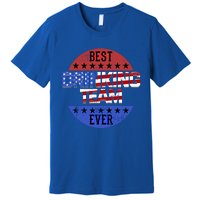 Ing Team Beer Pong Independence Day Patriotic Usa Flag Funny Gift Premium T-Shirt