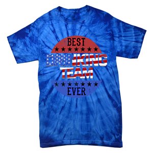 Ing Team Beer Pong Independence Day Patriotic Usa Flag Funny Gift Tie-Dye T-Shirt