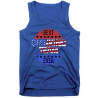 Ing Team Beer Pong Independence Day Patriotic Usa Flag Funny Gift Tank Top