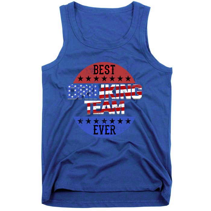 Ing Team Beer Pong Independence Day Patriotic Usa Flag Funny Gift Tank Top