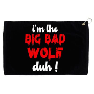 IM The Bad Wolf Duh Costume For Diy Halloween Party Grommeted Golf Towel