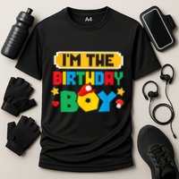 Im The Birthday Boy Game Gaming Family Matching Performance Shirt