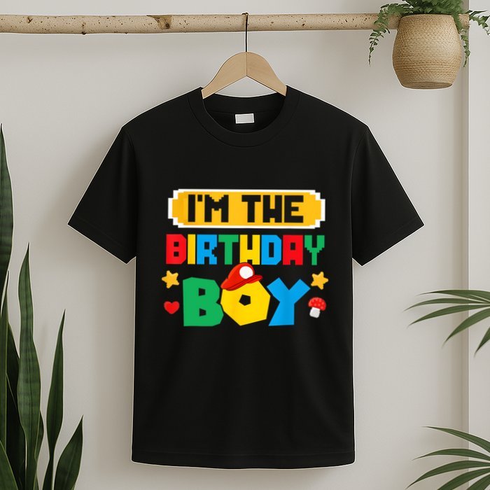 Im The Birthday Boy Game Gaming Family Matching T-Shirt