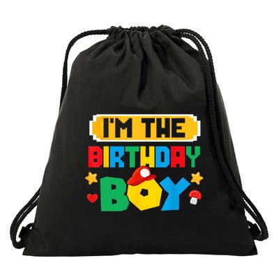 Im The Birthday Boy Game Gaming Family Matching Drawstring Bag