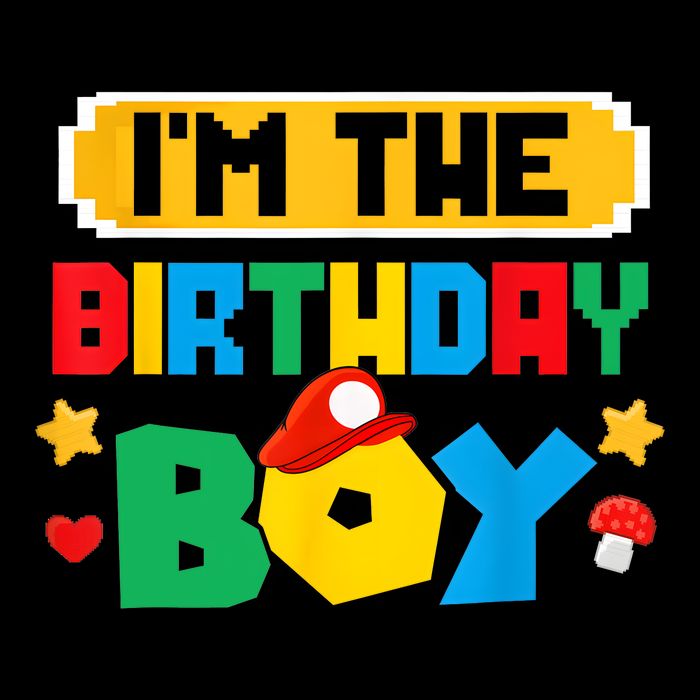 Im The Birthday Boy Game Gaming Family Matching Drawstring Bag