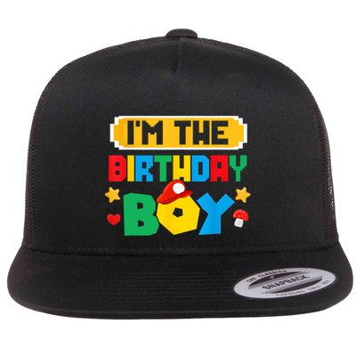 Im The Birthday Boy Game Gaming Family Matching Flatbill Hat